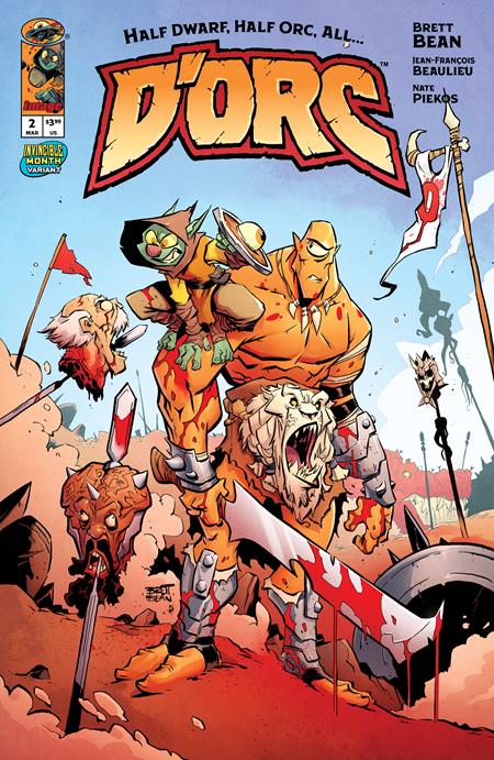 DORC #2 CVR C BRETT BEAN INVINCIBLE TEAM UP VAR 1ST PRINT